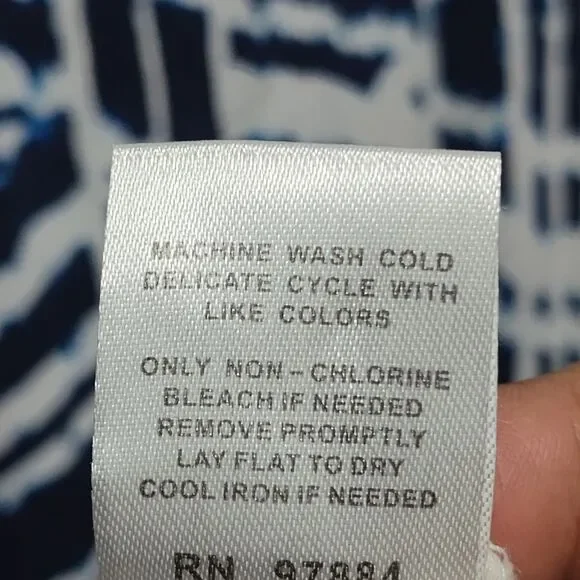 Tart Maxi Dress Women Size S White Blue Jersey Stretch Sleeveless Casual Party - Picture 8 of 8